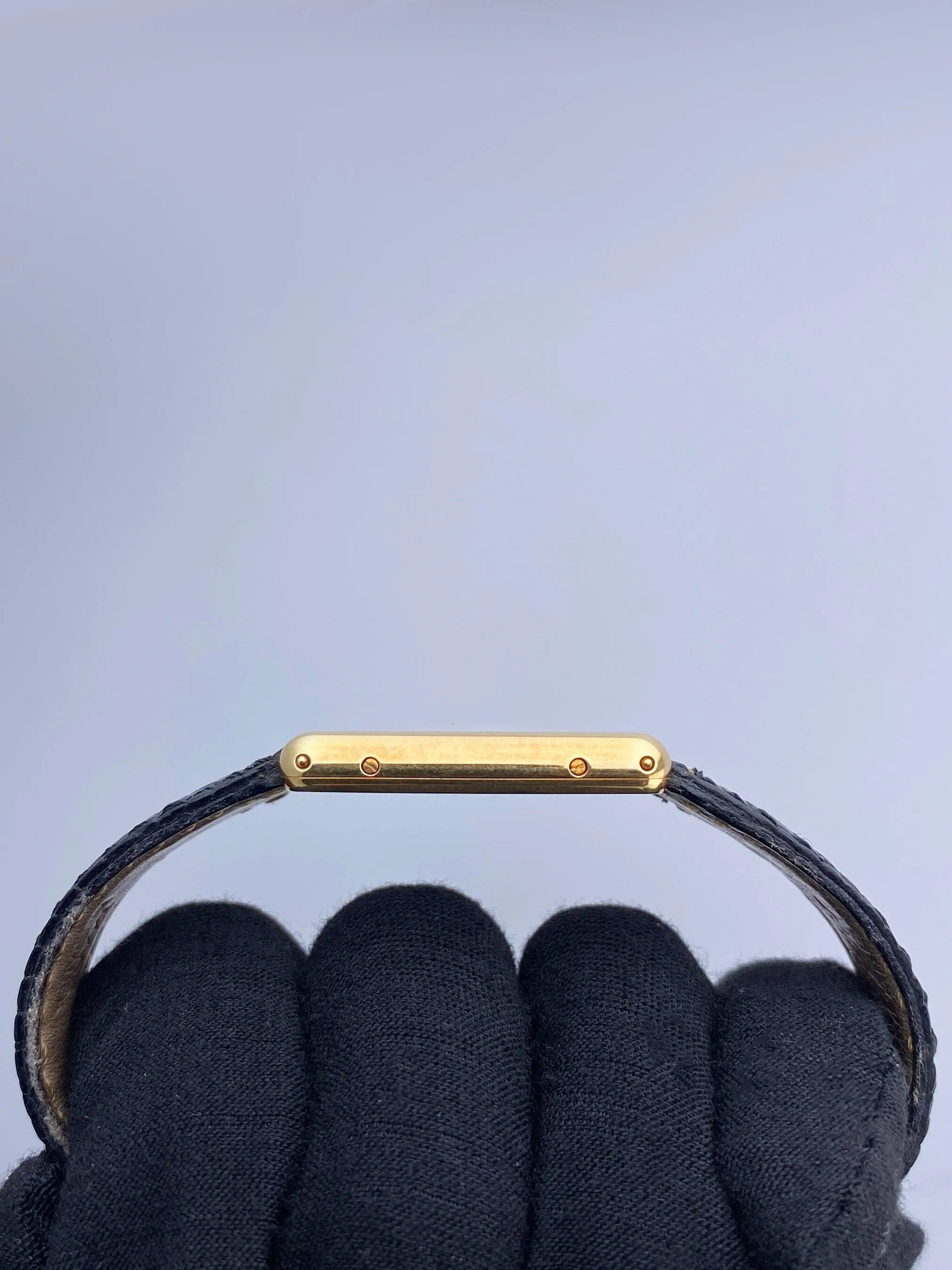 Cartier Tank Paris Quartz 18K Yellow Gold Ladies Watch