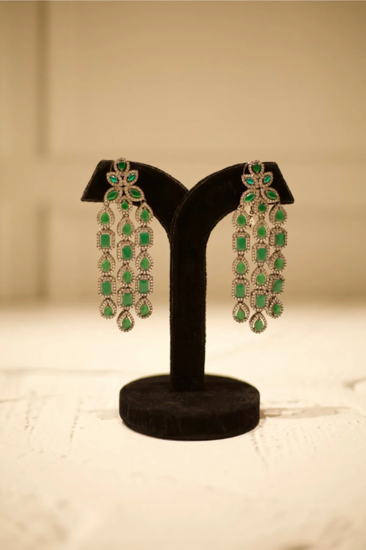 Cascade Diamond Cocktail Earrings