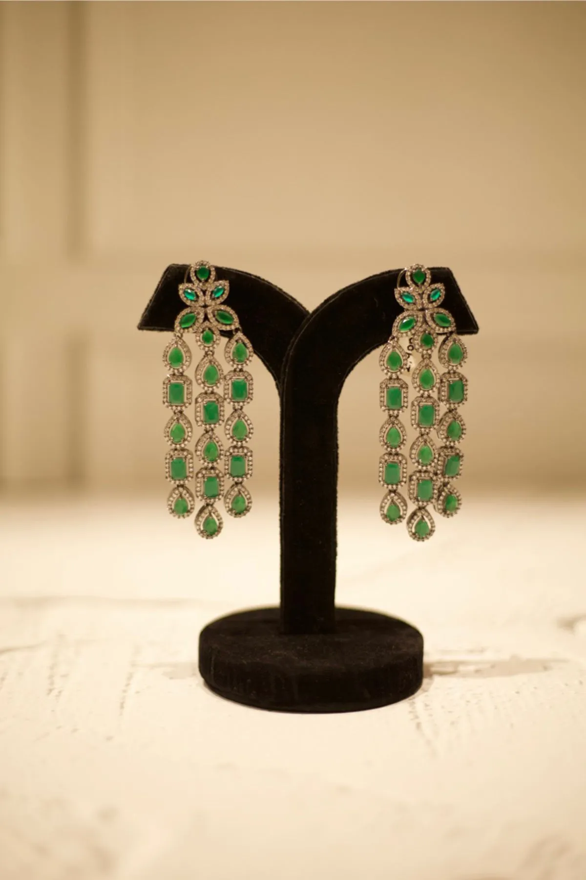 Cascade Diamond Cocktail Earrings