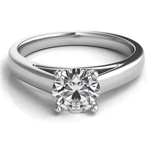Cathedral Diamond Solitaire Engagement Ring