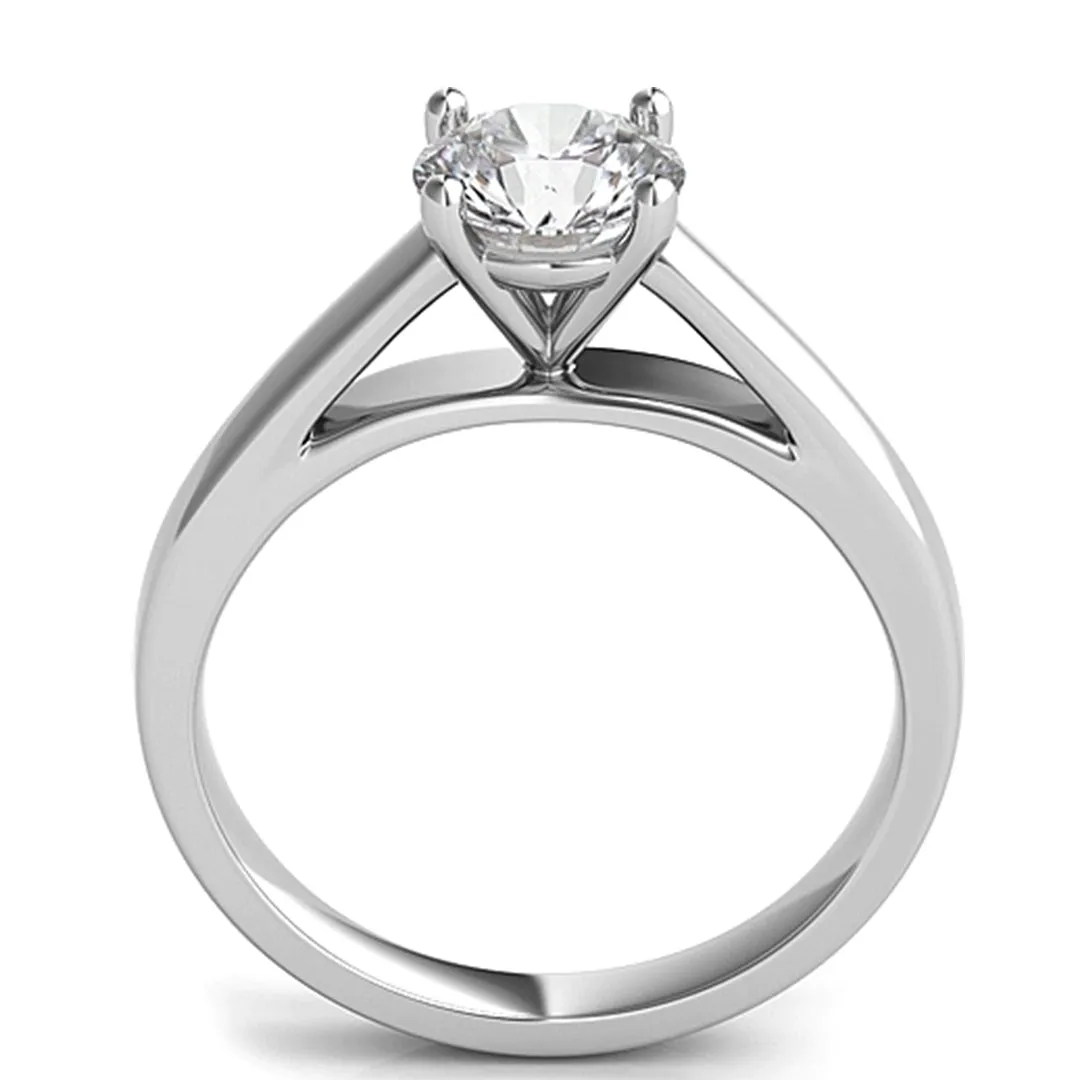 Cathedral Diamond Solitaire Engagement Ring