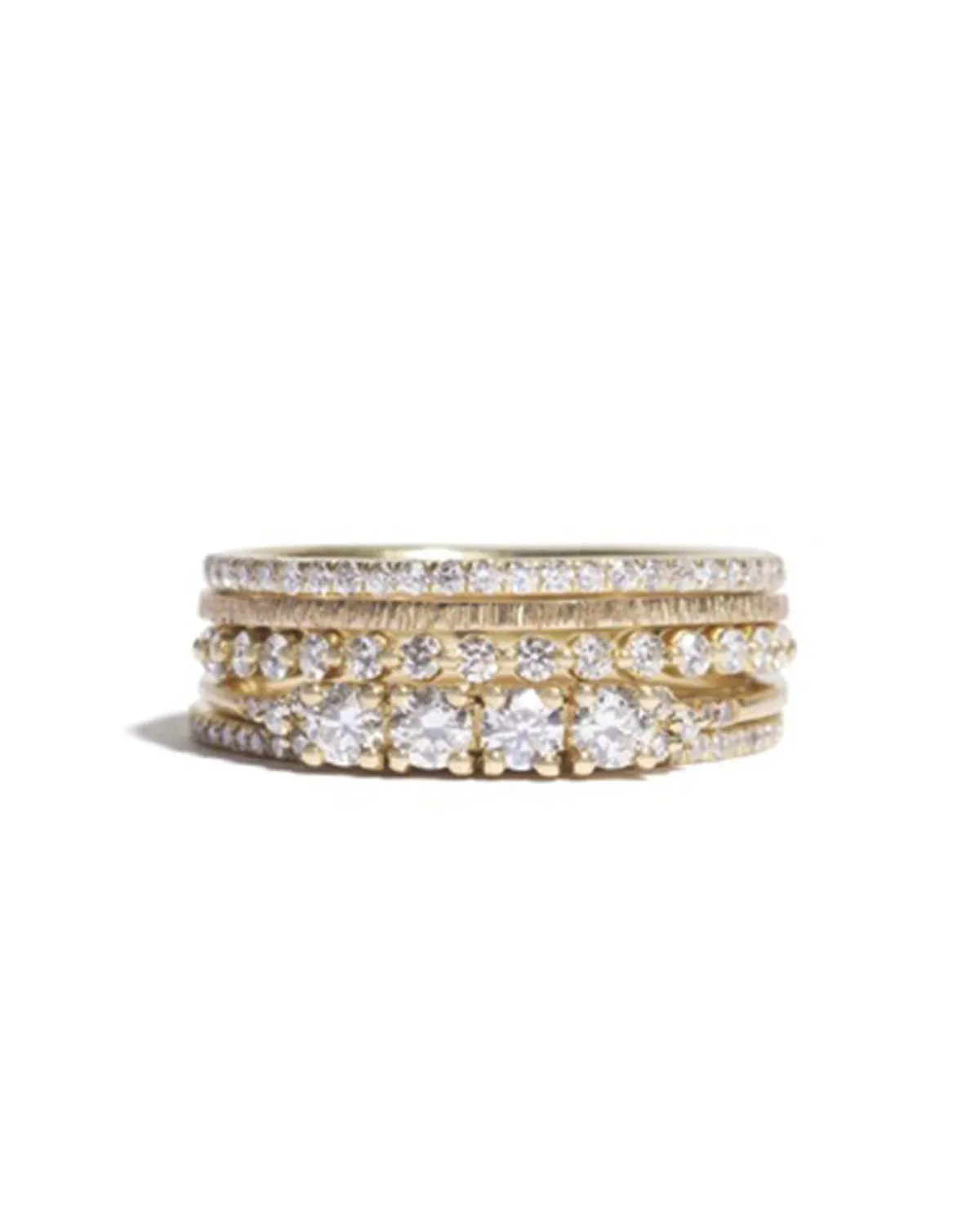champagne diamond ophelia ring