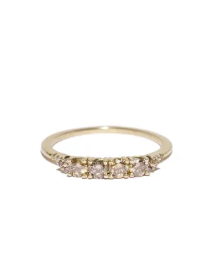 champagne diamond ophelia ring