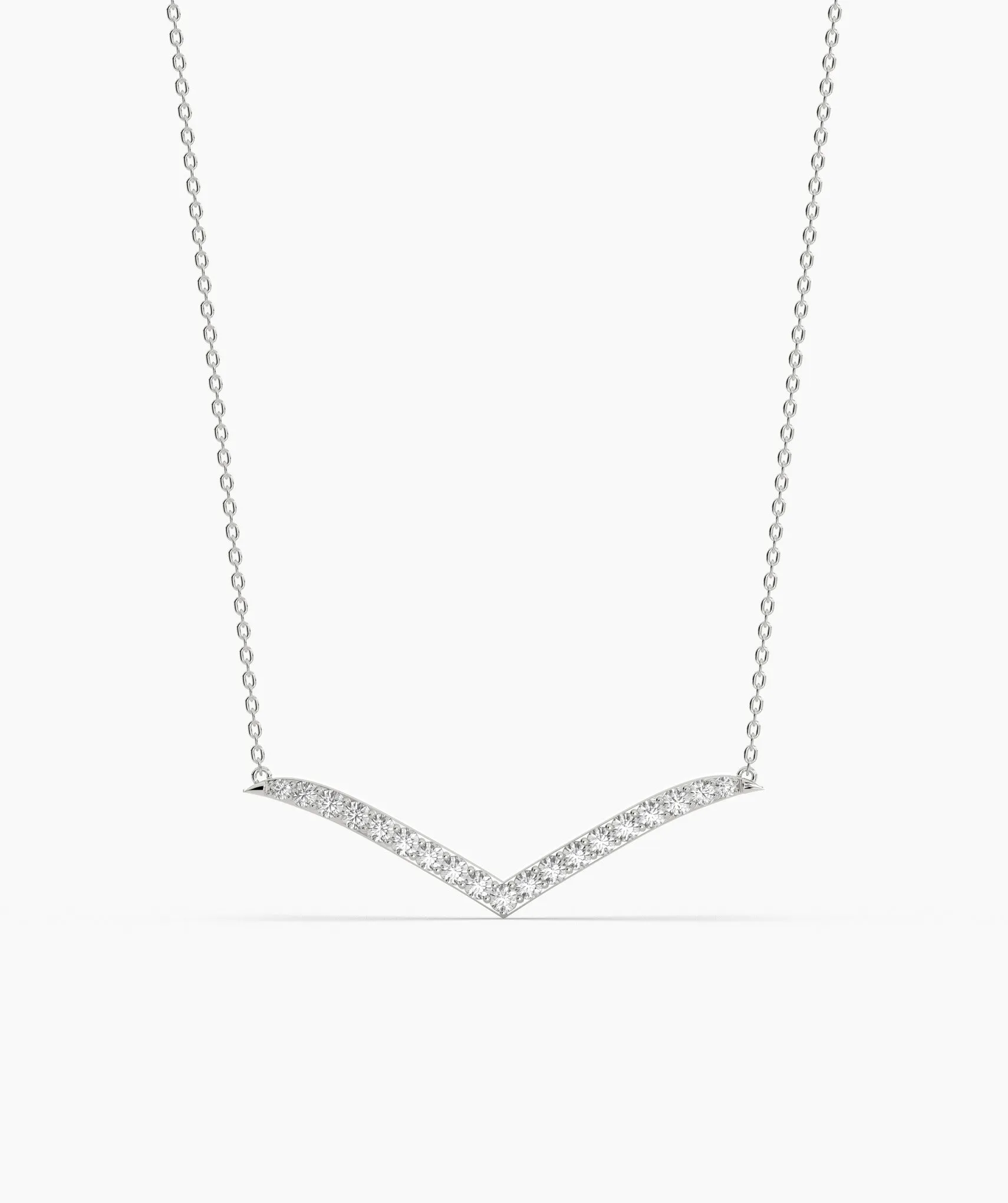 Chic Chevron Gold Necklace