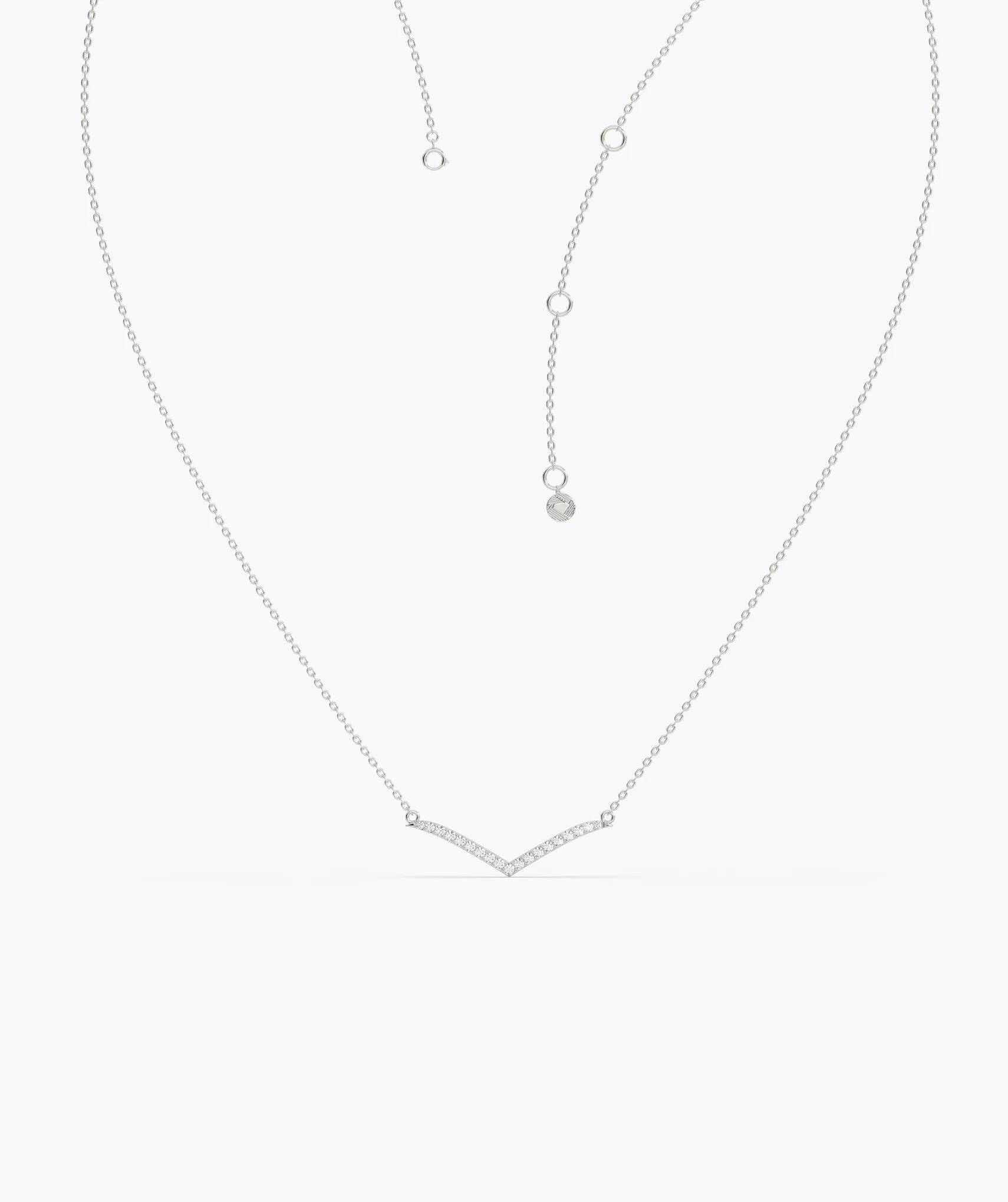 Chic Chevron Gold Necklace
