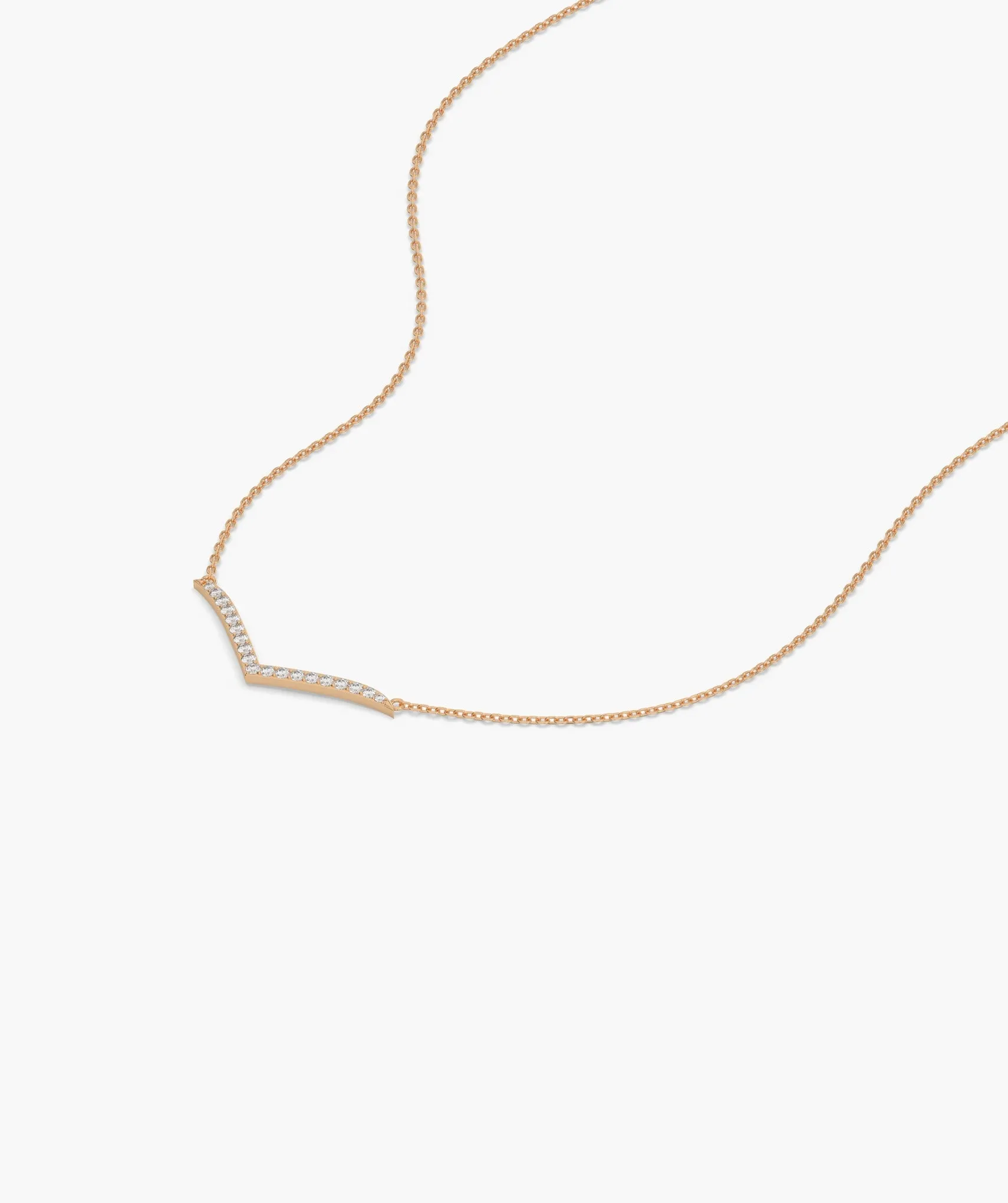 Chic Chevron Gold Necklace
