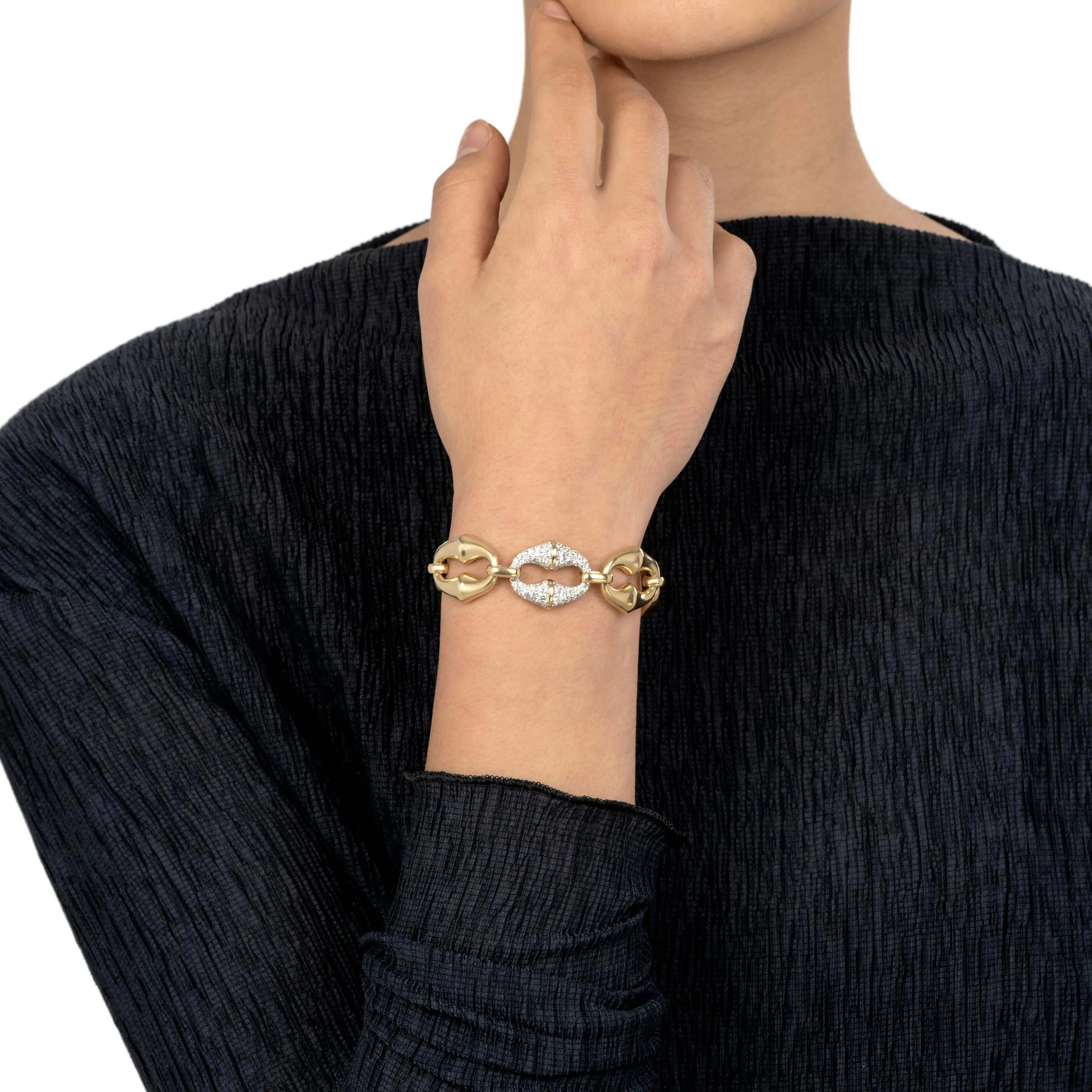CHRONA PAVE LINK BRACELET