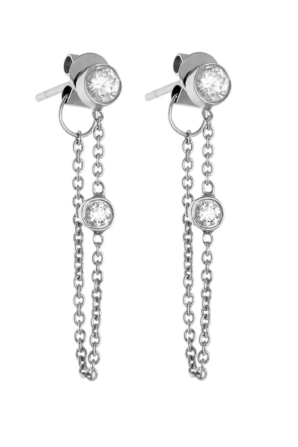 Classic Chain Earrings in 14k Gold