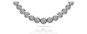 Classic Diamond Strand Diamond Necklace with 5.05 ct.(finished)