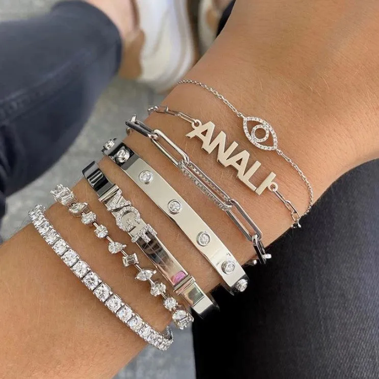 Classic Diamond Tennis Bracelet 7cts
