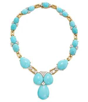 Cluster Pear Drop Necklace