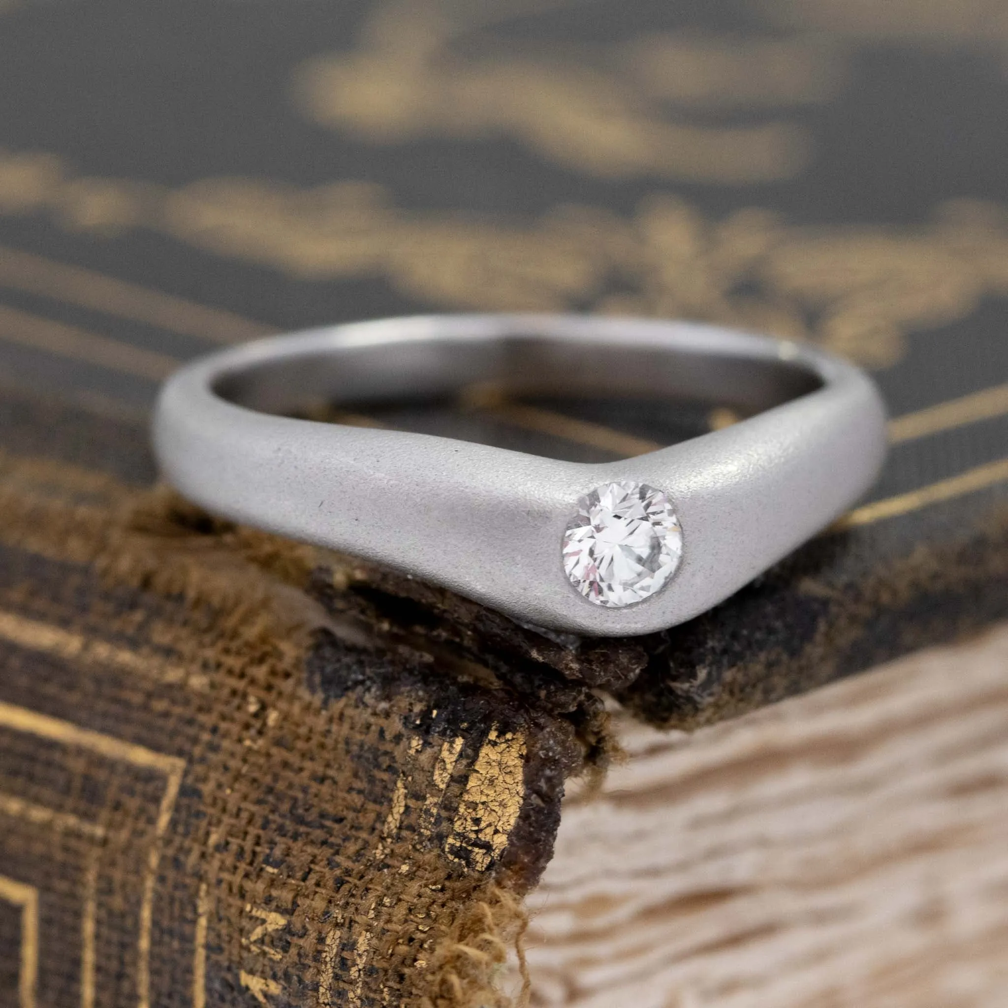 Curved Diamond Band by Elsa Peretti for Tiffany
