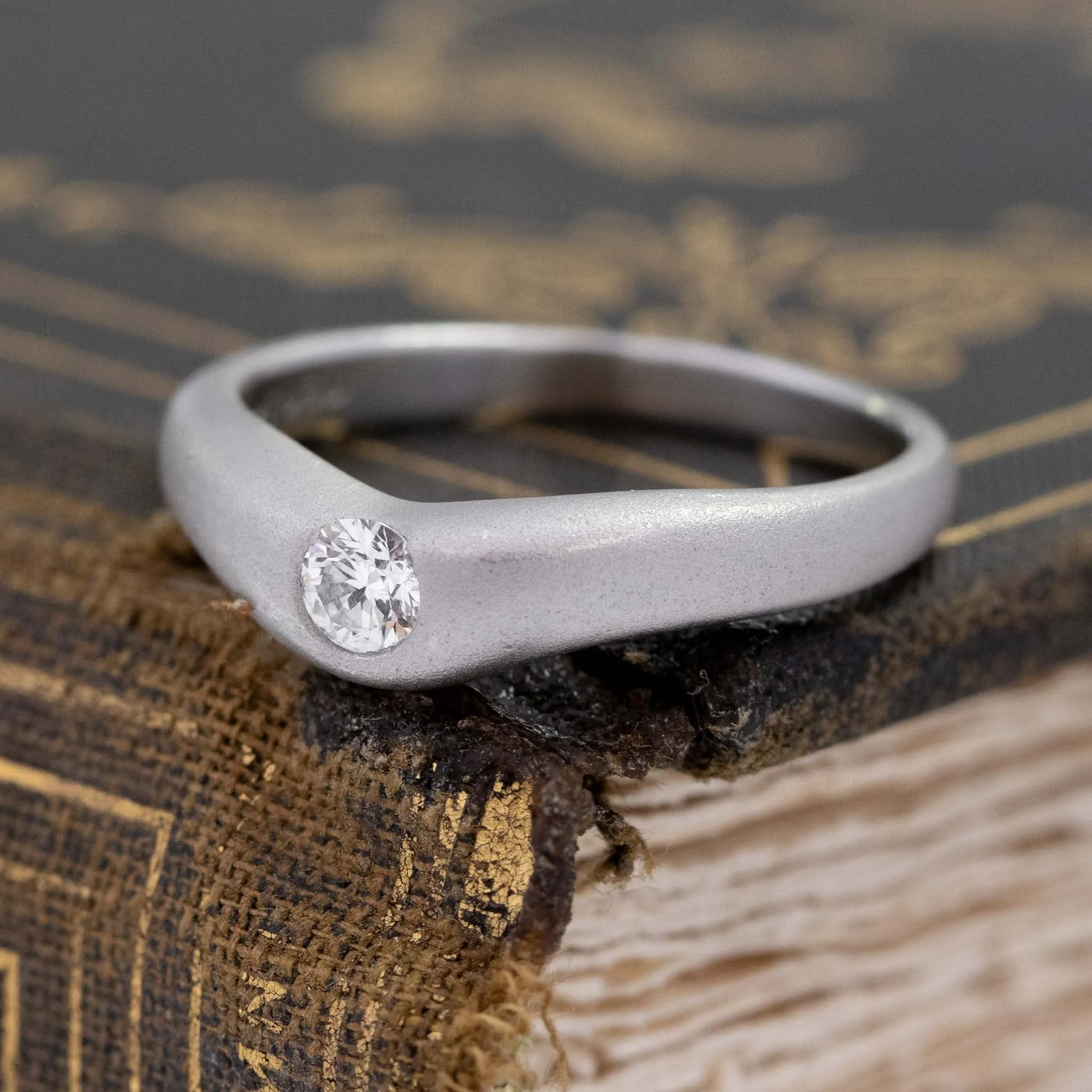 Curved Diamond Band by Elsa Peretti for Tiffany