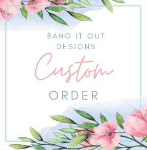Custom Order for Gia - Wedding Cuff Bracelets