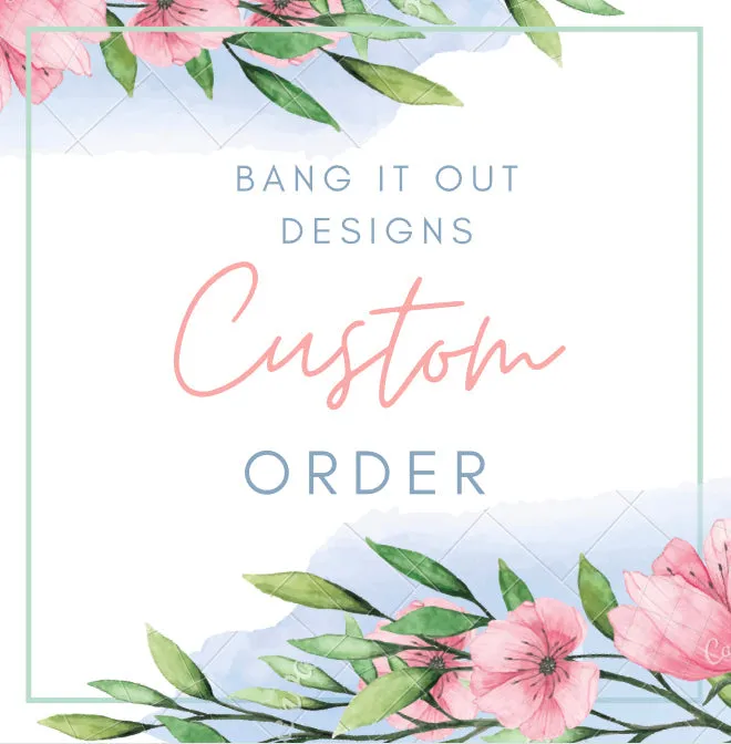 Custom Order for Gia - Wedding Cuff Bracelets