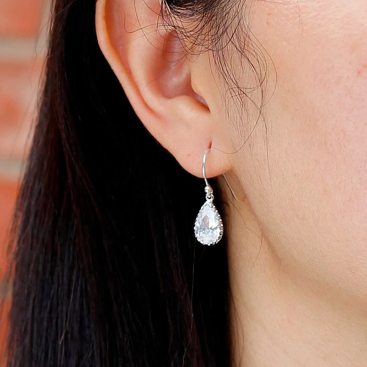 CZ Cubic Zirconia Earrings