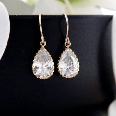 CZ Cubic Zirconia Earrings
