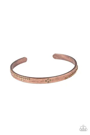 Dainty Dazzle Copper Paparazzi Bracelet