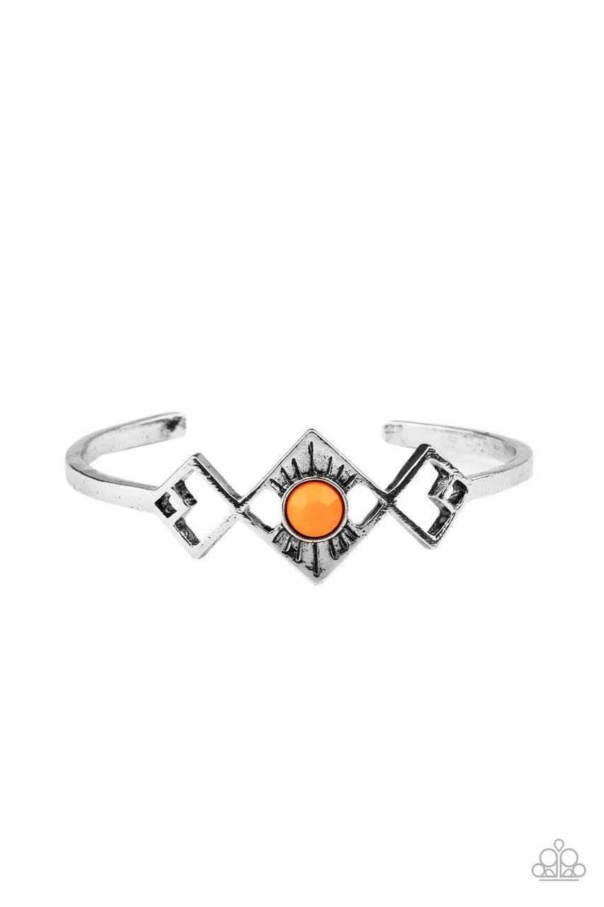 Dainty Deco Orange Paparazzi Bracelet