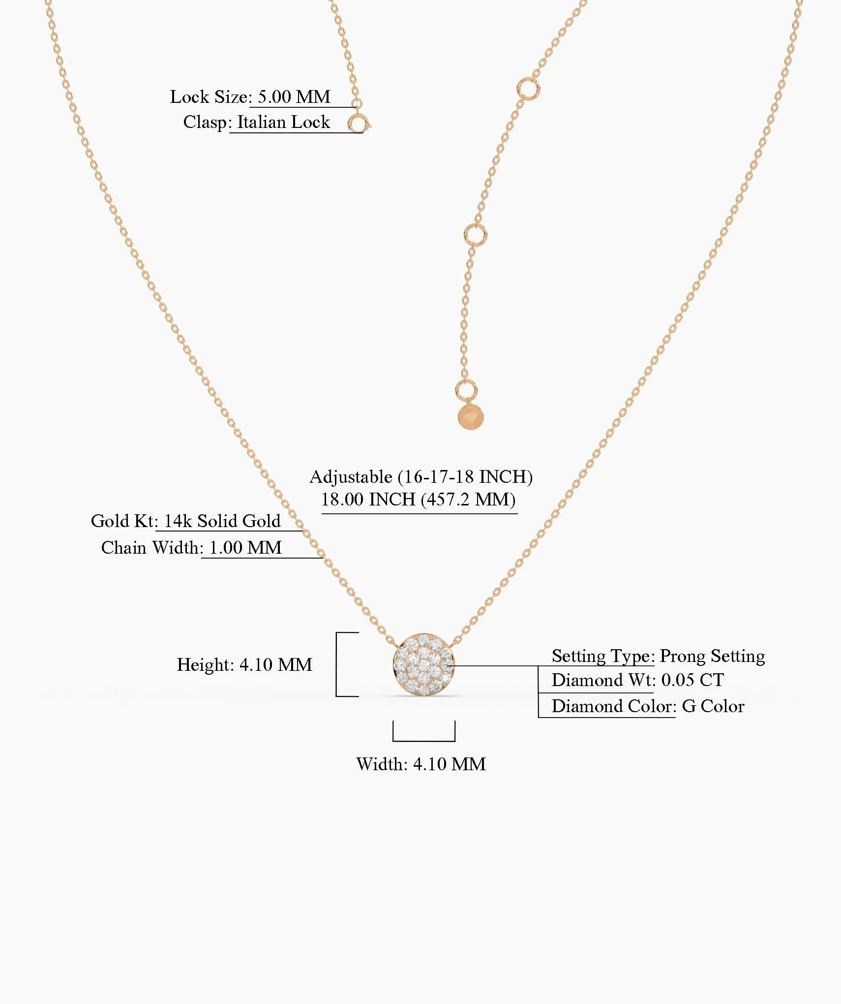 Dazzling 14K Gold & Diamond Necklace