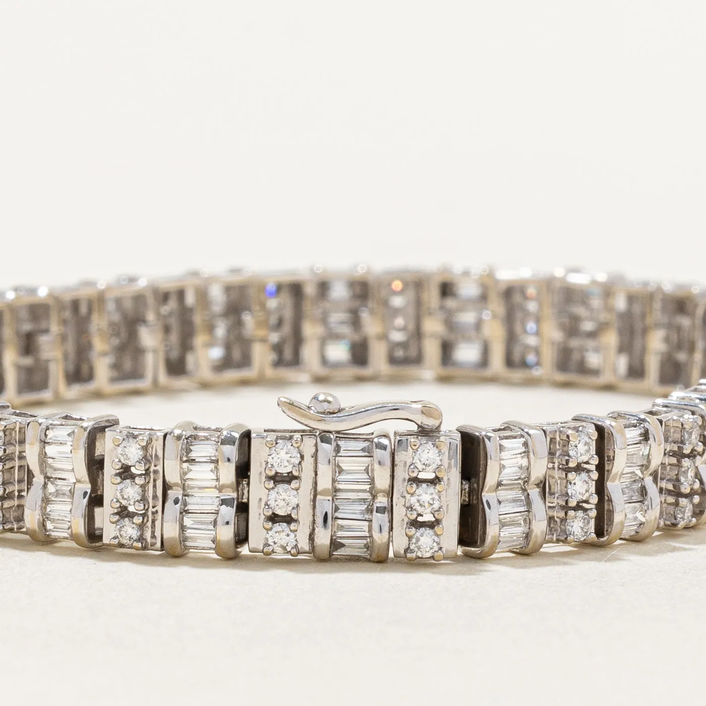Diamond Bracelet | 1.16ctw, 0.72ctw | 7.25" |