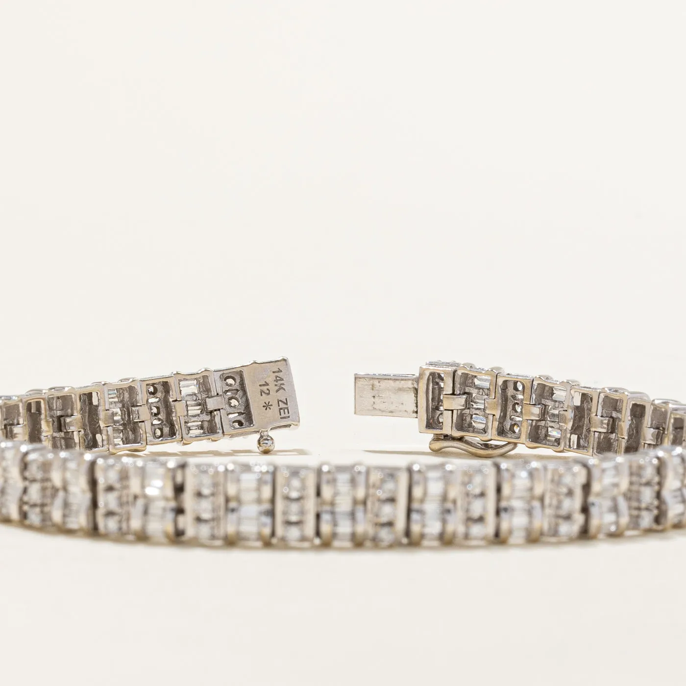 Diamond Bracelet | 1.16ctw, 0.72ctw | 7.25" |