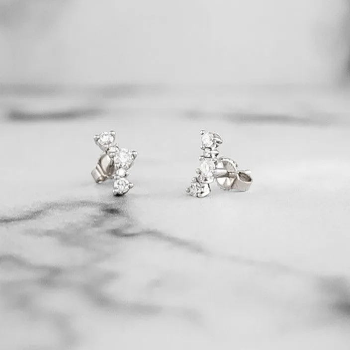 Diamond Climber Earrings