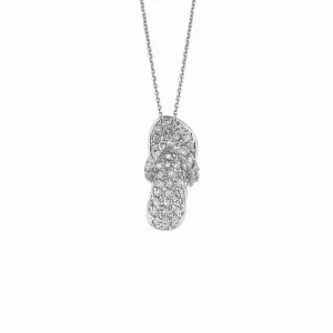 DIAMOND FLIP FLOP NECKLACE 14K GOLD (0.5 CTW)