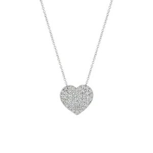 DIAMOND HEART NECKLACE 14K GOLD (1 CTW) 1