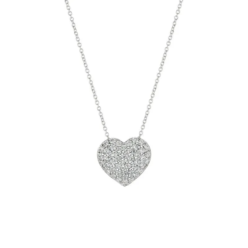 DIAMOND HEART NECKLACE 14K GOLD (1 CTW) 1