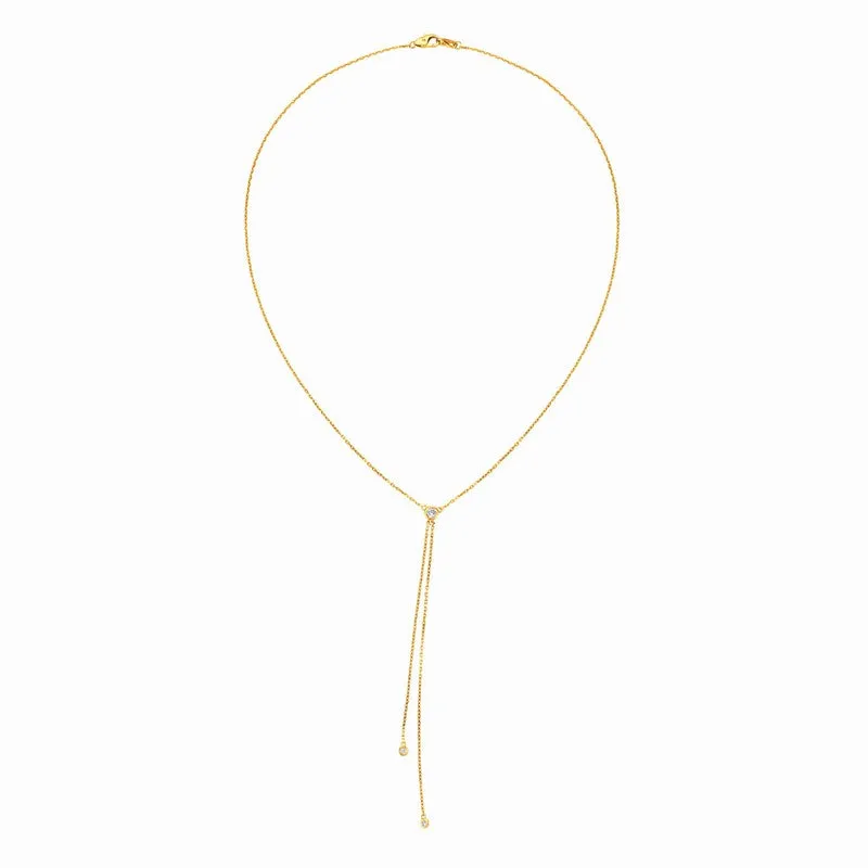 DIAMOND NECKLACE 14K GOLD (0.2 CTW) 1