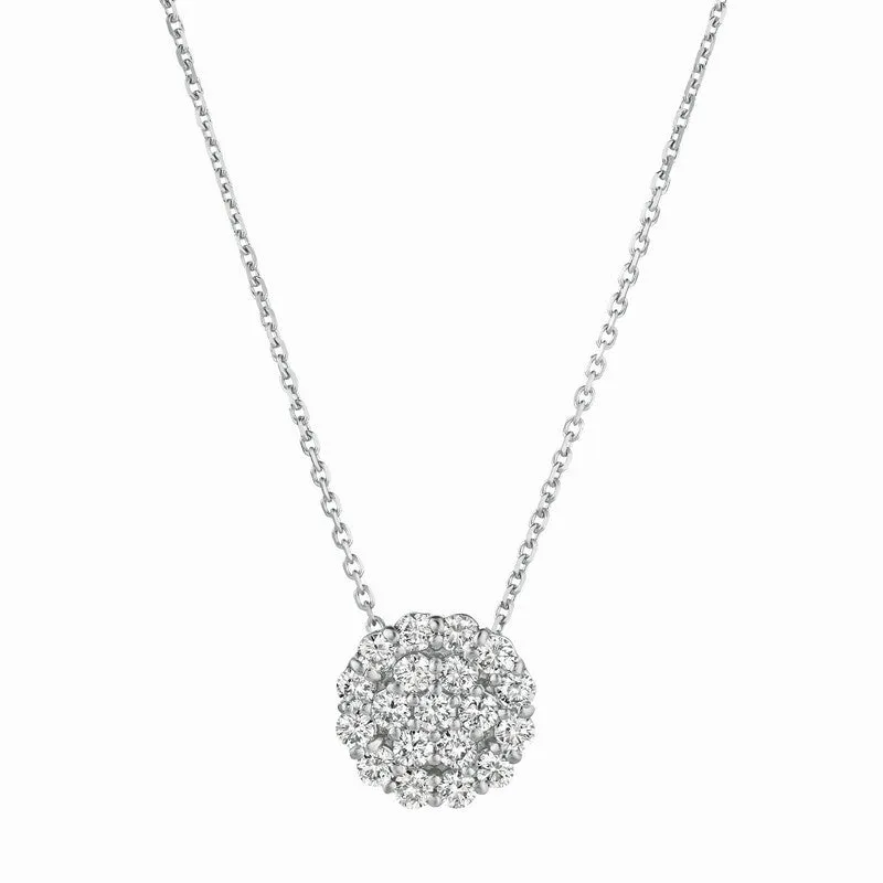 DIAMOND NECKLACE 14K GOLD (1.51 CTW) 2