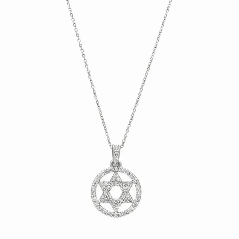 DIAMOND STAR NECKLACE 14K GOLD (0.53 CTW)
