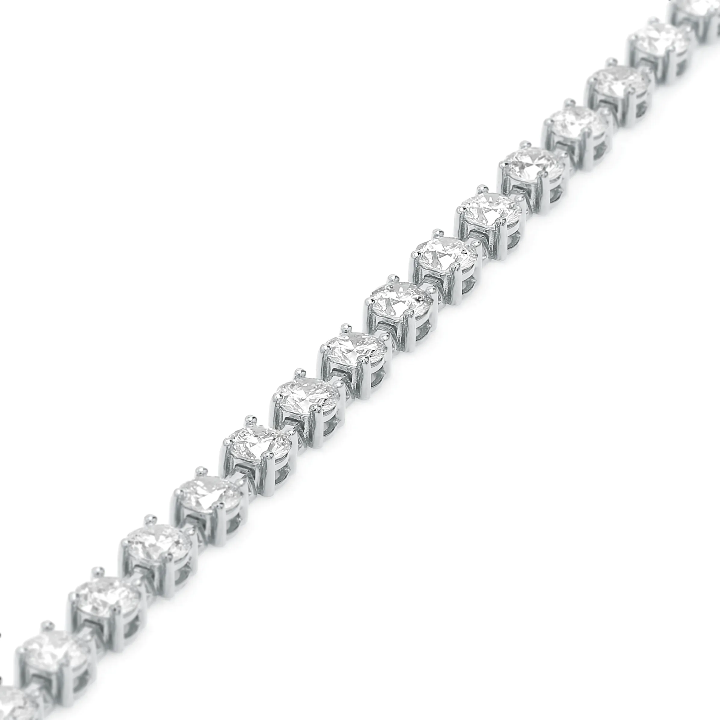 Diamond Station Tennis Bracelet