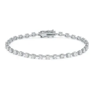 Diamond Station Tennis Bracelet