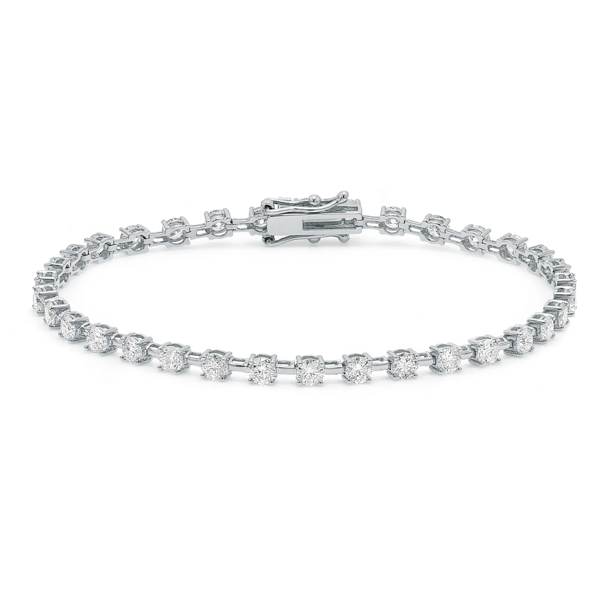 Diamond Station Tennis Bracelet
