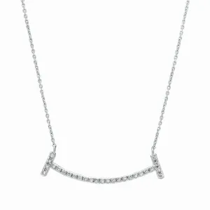 DIAMOND T NECKLACE 14K GOLD (0.33 CTW)