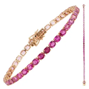 Diamond Tennis BRACELET 18K Rose Gold