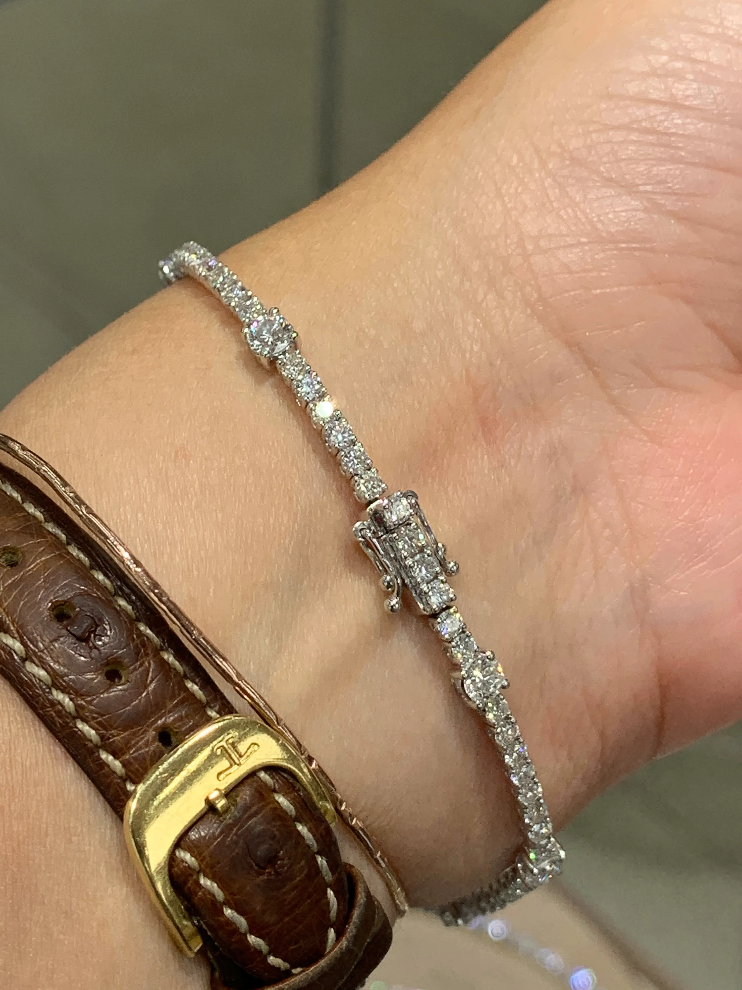 Diamond Tennis Bracelet 4.15ct t.w.