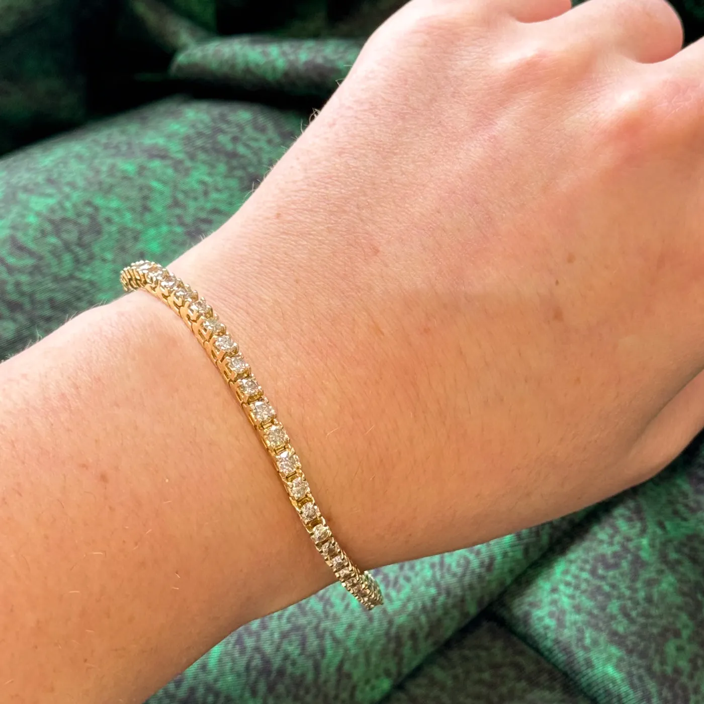 Diamond Tennis Bracelet | 5.00ctw | SZ 7.5" |