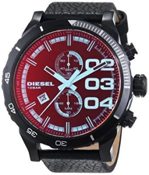 Diesel Men's DZ4311 Double Down Series Analog Display Quartz Black Watch
