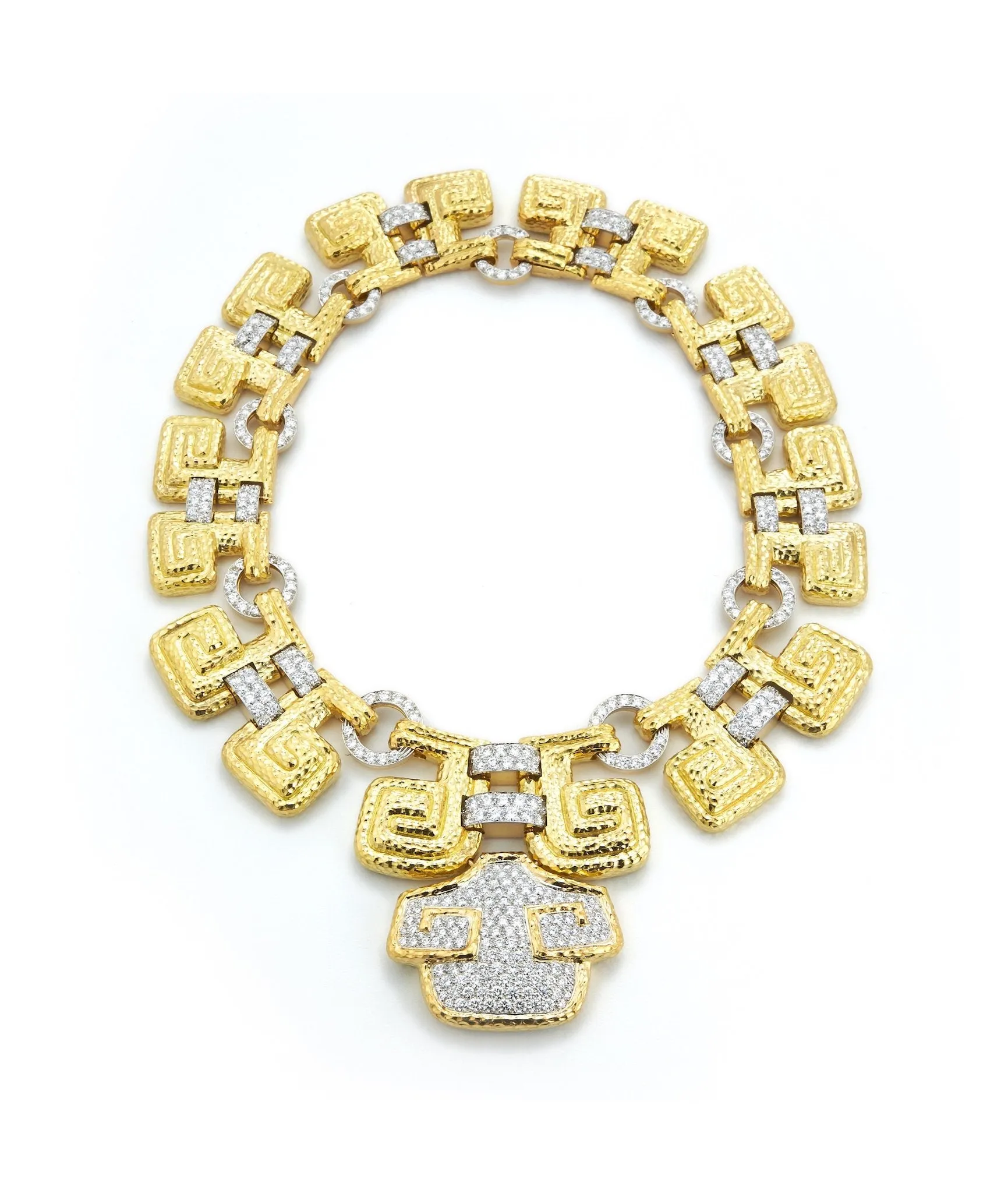 Double Scroll Necklace