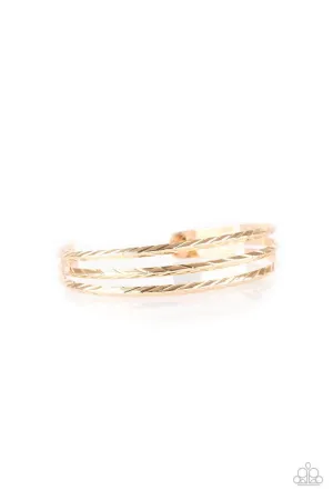 Eastern Empire Gold Paparazzi Bracelet