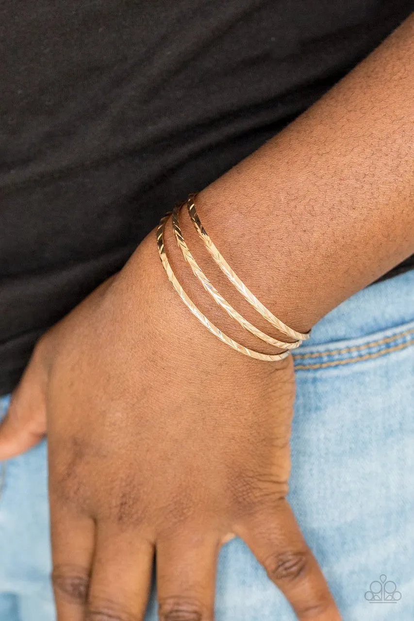 Eastern Empire Gold Paparazzi Bracelet