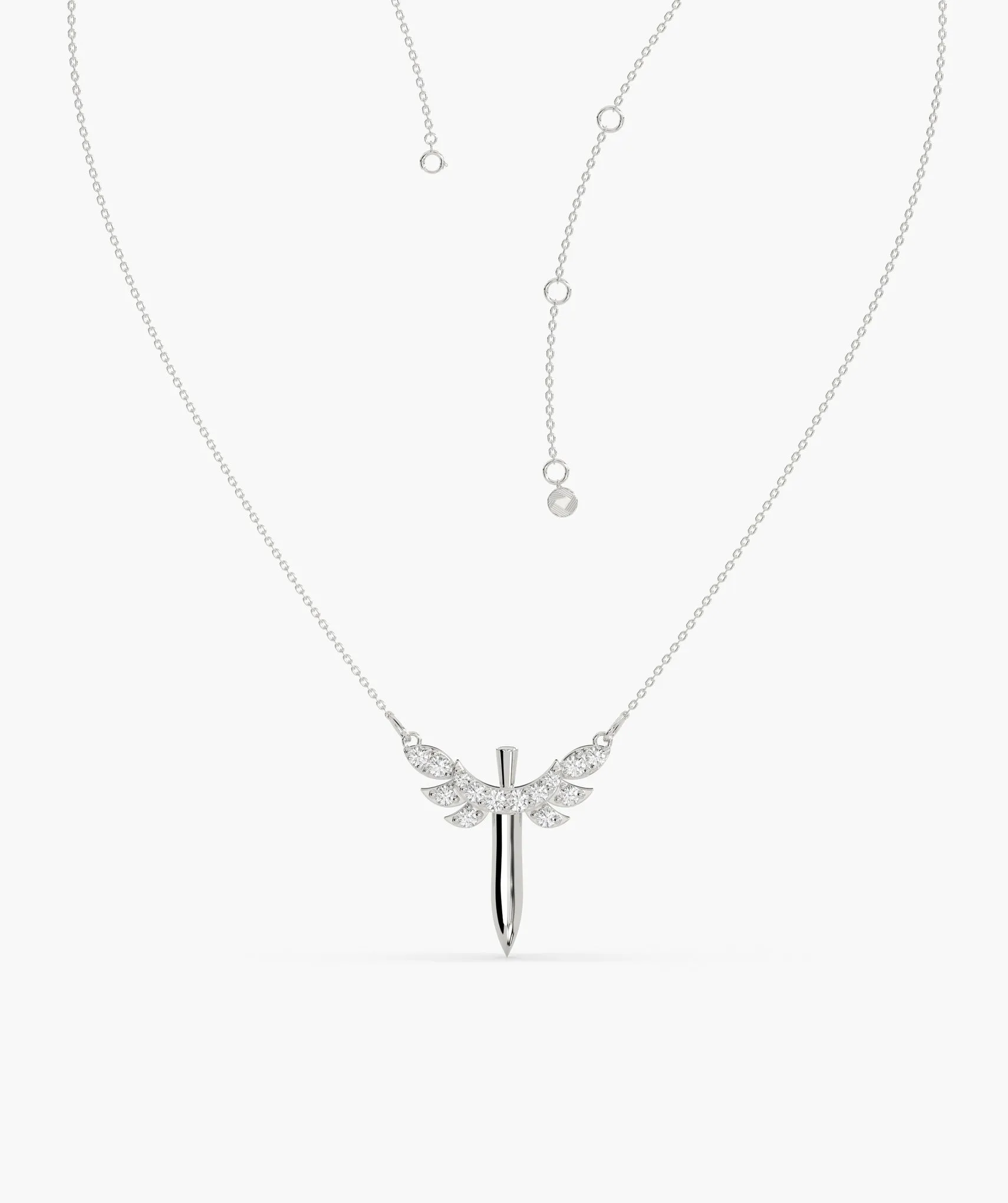Elegant Gold Wing Necklace