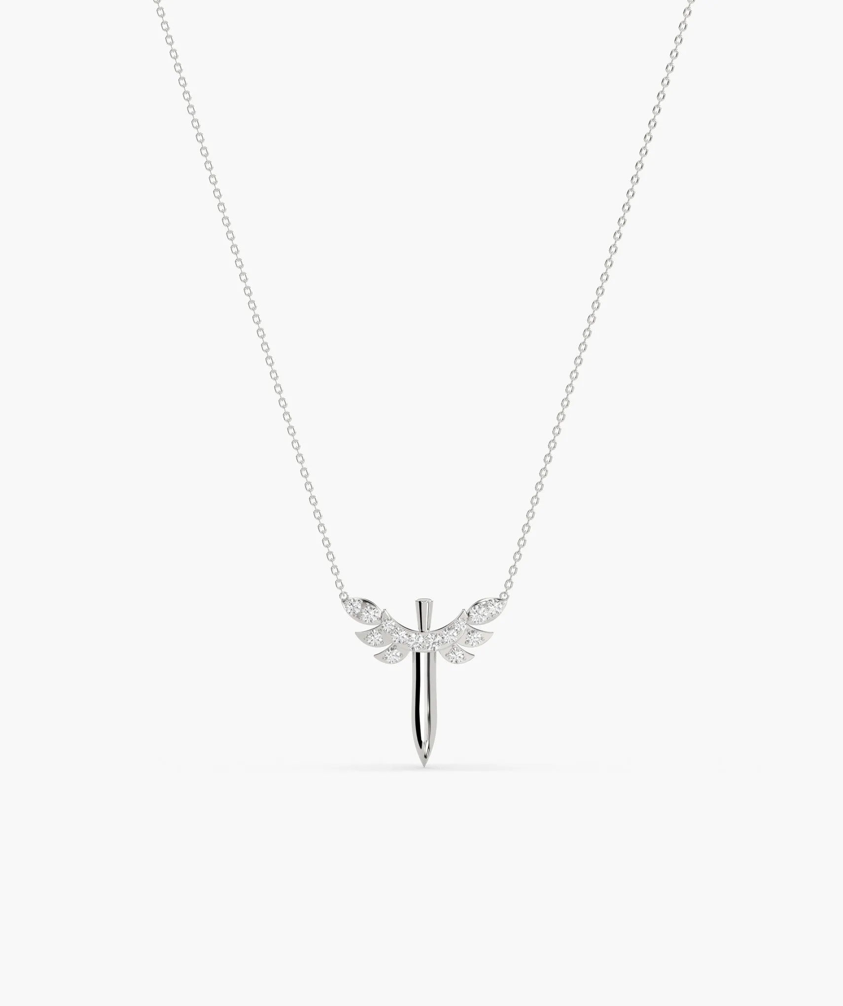 Elegant Gold Wing Necklace