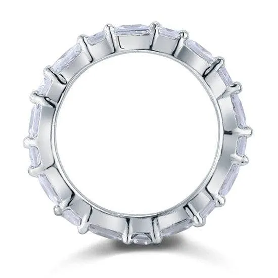 Emerald Cut Diamond Wedding Band