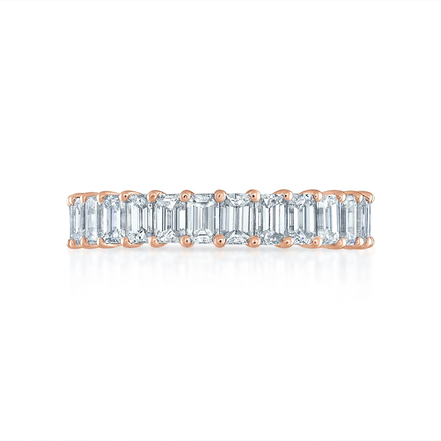 Emerald Cut Eternity Band - 2.5ct