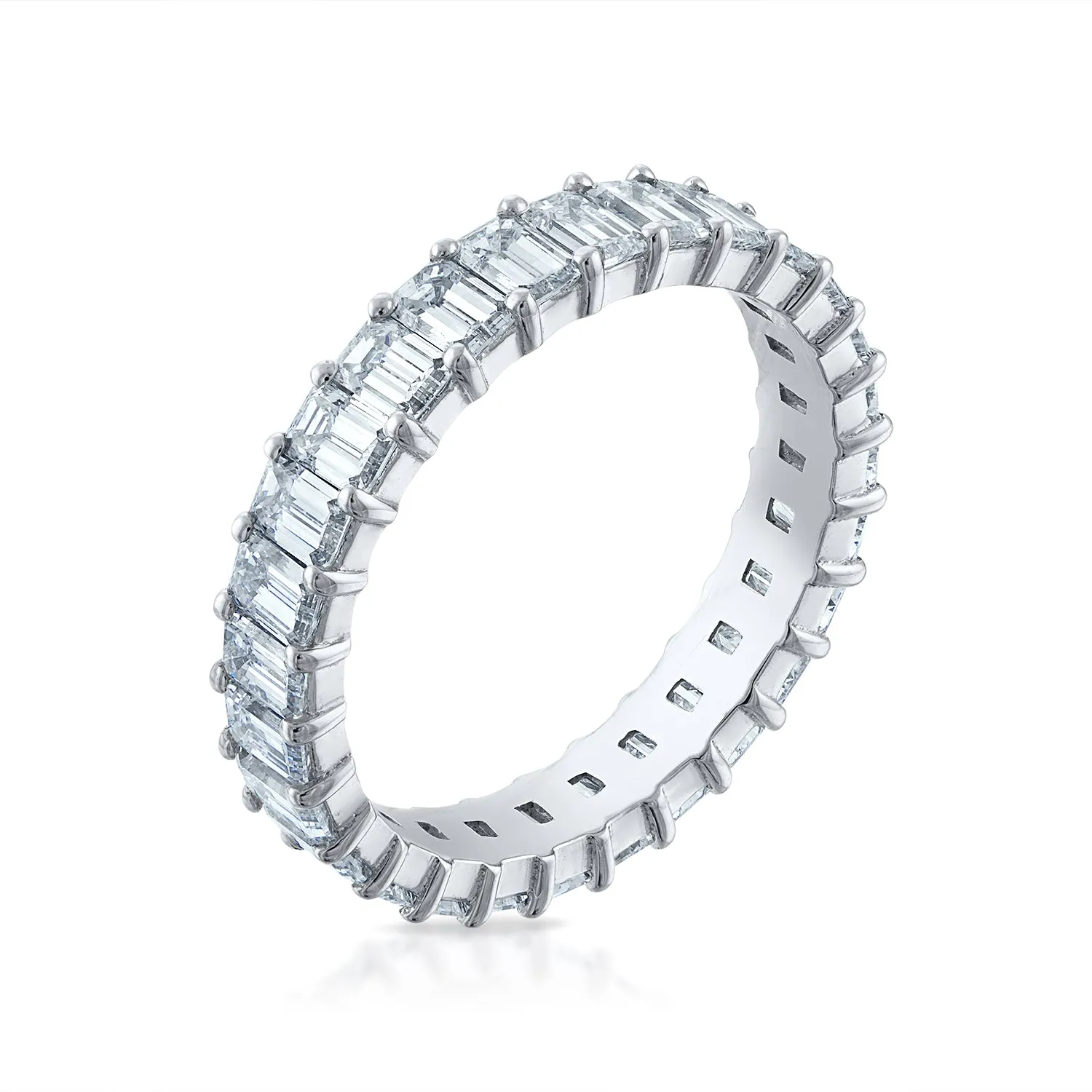 Emerald Cut Eternity Band - 2.5ct