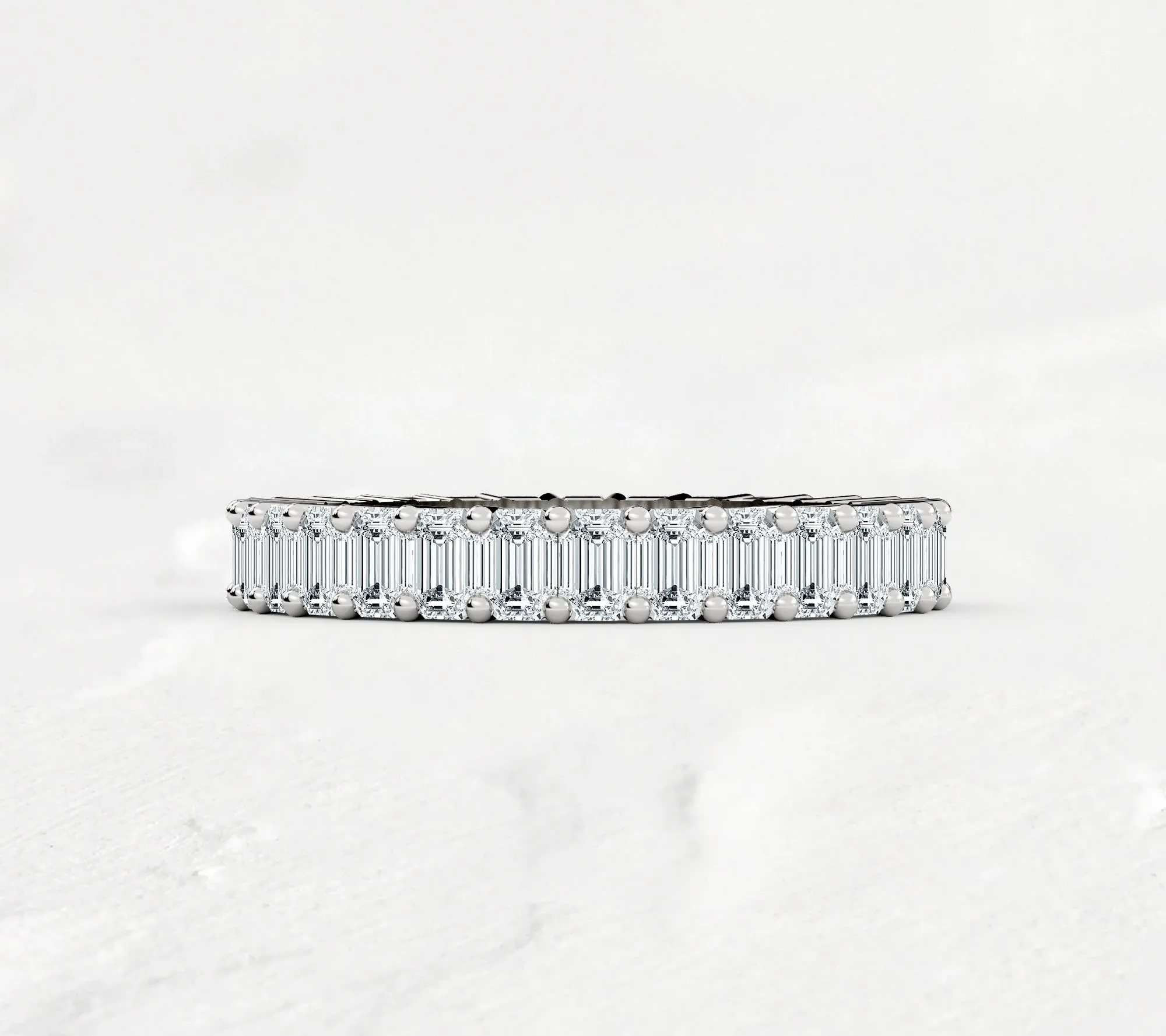 Emerald Cut Eternity Band - 2.5ct